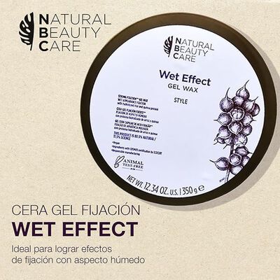 Nbc- Cera Gel Wax Wet Effect 350 G Cabello Fijaci&oacute;n Fuerte