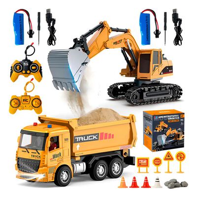 Petukita Box &ndash; Excavadora RC 2-en-1 Potente y Divertida a control Remoto