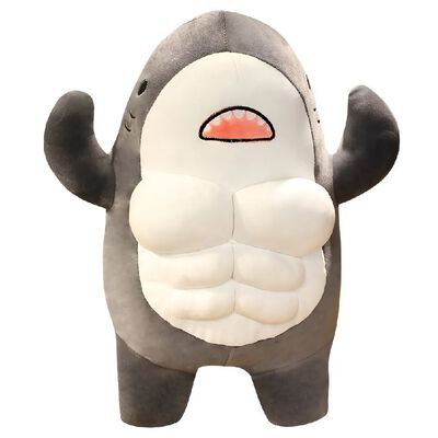 Musculoso Tibur&oacute;n De Peluche