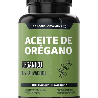 Beyond Vitamins | Aceite De Oregano Org&aacute;nico 100% Natural Con 88% Carvacrol