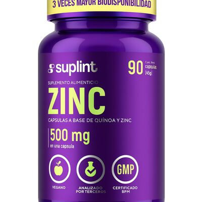 Zinc 50mg Gluconato con Quinoa