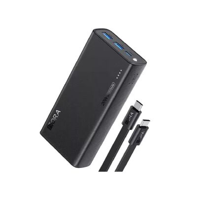 Power Bank Bater&iacute;a Port&aacute;til 20000mah Pd 20w Carga R&aacute;pida Con 2 Puertos negro.
