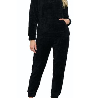 PAQUETE DE 6 PIEZAS DE CONJUNTO TEDDY NEGRO