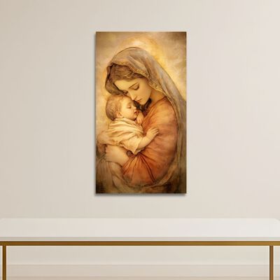 Cuadro Decorativo Religioso 40x60cm Divina Maternidad