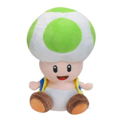 Peluche Toad Verde Nintendo 20 Cm Super Mario Bros.