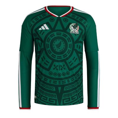 Jersey Original Adidas de la Selecci&oacute;n Mexicana authentic larga mundial 2026 KA3998