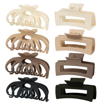 Pinzas Para Cabello Broches Cabello Grande Mujer 8 Pzs