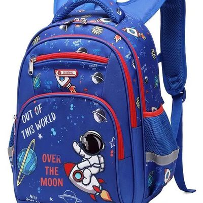 M Mochila escolar Pokachila Escolar 98653 color azul dise&ntilde;o astronauta
