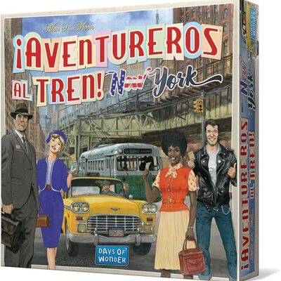&iexcl;Aventureros al Tren! Nueva York en la d&eacute;cada de 1960 Espa&ntilde;ol Juego de 2 a 4 Jugadores