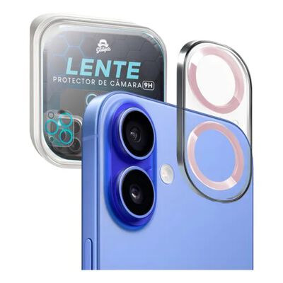 Mica De Camara Cristal Templado Deluxe Compatible Para iPhone 16 / 16 Plus Diferentes Colores Excelente Accesorio