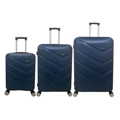 Set de Maletas Avellaneda 19", 25" y 29" Peak Tour Azul
