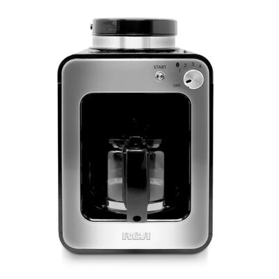 CAFETERA CON MOLINO 4 TZAS PLATO TERMICO RCA RC-CAF4