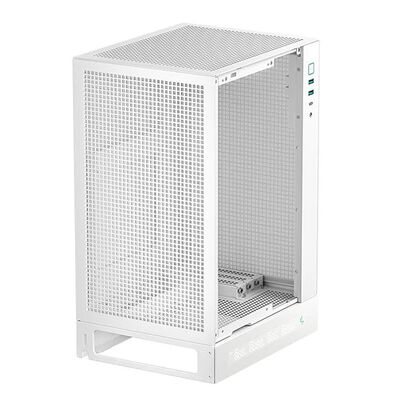 Gabinete DeepCool CH170, Midi-Tower, Mini-ITX, USB 2.0/3.0, sin Fuente, sin Ventiladores Instalados, Blanco
