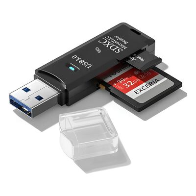 Lector Tarjetas Sd Tf Y Micro Sd 2 En 1 Usb 3.0 Adaptador