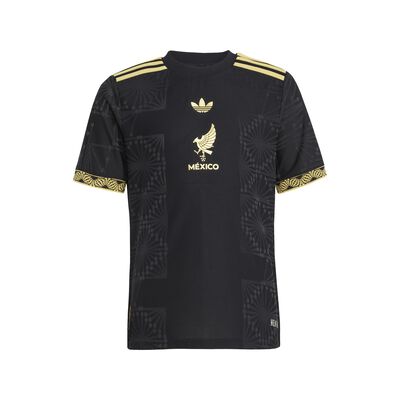Jersey Original adidas ni&ntilde;o Selecci&oacute;n Mexicana jugador 3era negra 2025 JM2535