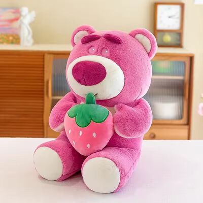 Peluche Peluche Disney Lotso Sentado Rosa Con Olor Felpa Juguetes Ni&ntilde;os