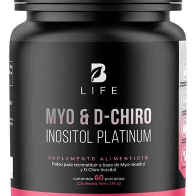 Myo Y D-chiro Inositol 246g Mezcla 40:1 Myo Inositol. B Life Sabor Sin sabor