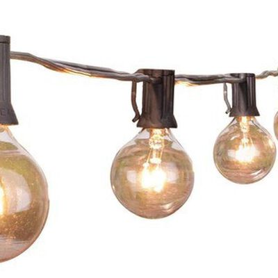 Guirnalda De Luces 25+2 Focos Exterior Vintage Impermeable.
