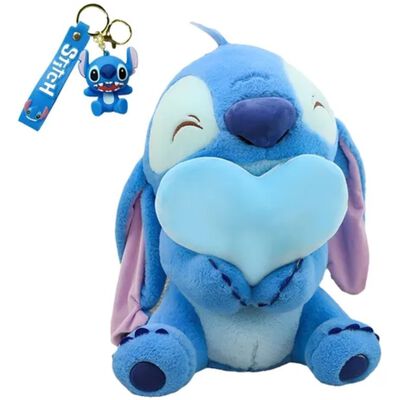 Stitch Peluche Juguetes Corazon Azul