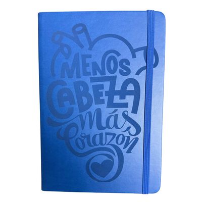 Set de 5 libretas de pasta dura, cada libreta contiene 100 hojas rayadas. Inspiraci&oacute;n Diaria