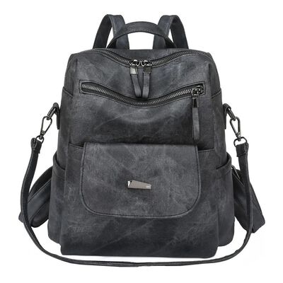 Mochila Antirrobo Mujer Moda Tendencia Hombro Casual Negro