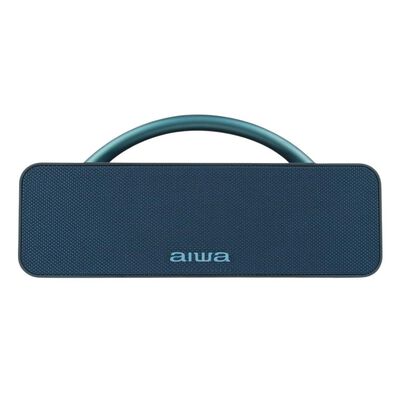 Bocina Bluetooth Resistente a Salpicaduras De Agua Color Azul AIWA AWS80BTU