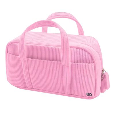 Lapicera 5 Capa De Gran Capacidad Estuches Escolares De Pana Color Rosa