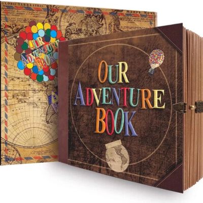 Nuestro Diario De Viaje De Libro De Aventura Marron