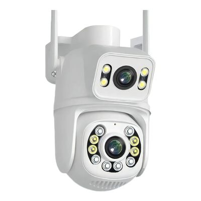 C&aacute;mara Seguridad Malubero Doble Lente 4K 8MP, Visi&oacute;n Nocturna Color, Impermeable IP66, Seguimiento Autom&aacute;tico