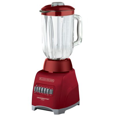 Licuadora Black & Decker BL1000RG Vaso Vidrio 550W / 10 Vel Roja SYP-Y3