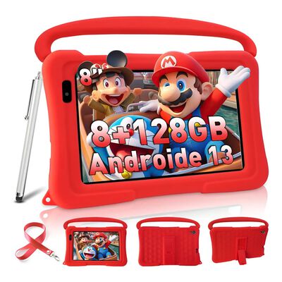 Tablet Con Funda Ni&ntilde;os 8hd 32gb Rosa 3gb Memoria Ram Rosa Malubero