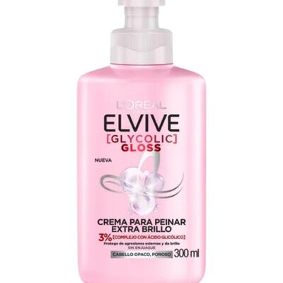 Crema Para Peinar Glycolic Gloss &Aacute;cido Glic&oacute;lico Elvive