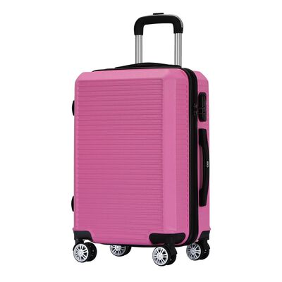 Maleta De Viaje R&iacute;gida De Mano Cabina Modelo Esencia Rosa intenso 20 Pulgadas 10 Kg