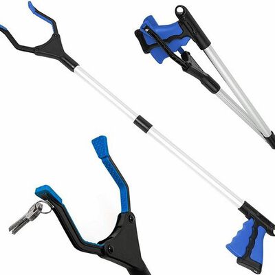 Recogedor De Basura Plegable Con Bast&oacute;n Herramienta Agarra.