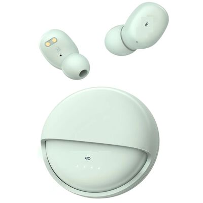 Aud&iacute;fonos con Estuche Giratorio Inal&aacute;mbricos In-ear Manos libres Verde