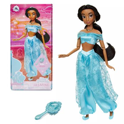 Princesas Mu&ntilde;eca Cl&aacute;sica Oficial Jasmine Aladdin 29cm Regalo Juguete