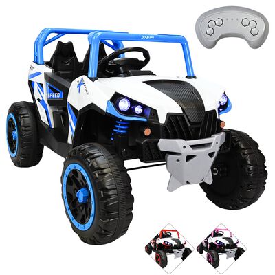 Montable El&eacute;ctrico para Ni&ntilde;os 4x4 Luz Sonido Bluetooth Control Remoto 12v - Azul