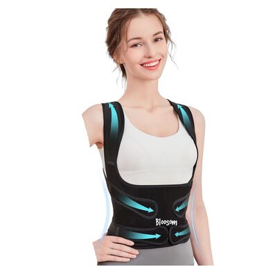 Corrector Postura Espalda Para Hombre Y Mujer Ajustable Faja S Negro