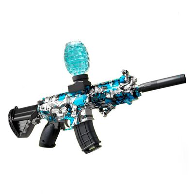 Pistola De Hidrogel El&eacute;ctrica M416 Azul Petukita Box
