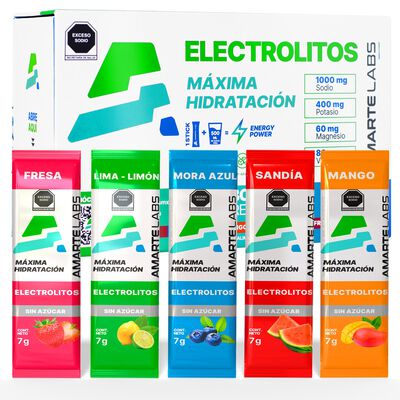 Amarte Labs Electrolitos En Polvo Hidrataci&oacute;n R&aacute;pida 1000 Mg