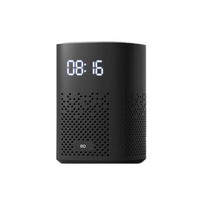 Bocina Inteligente Asistente de Google integrado Pantalla LED con reloj Color Negro