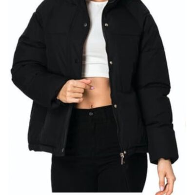 PAQUETE DE 6 PIEZAS DE CHAMARRA ACOLCHADA NEGRO