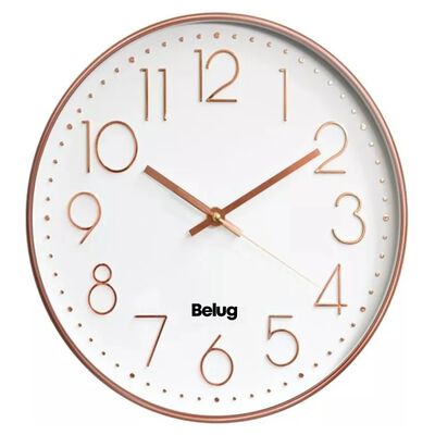 Reloj De Pared Silencioso De Dise&ntilde;o Moderno De 12 Pulgadas Belug