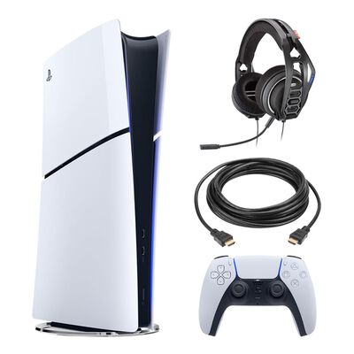 Kit Gamer PlayStation 5 Slim 1TB + Aud&iacute;fonos RIG 400HS + Cable HDMI Samsung 5m UHD 4K