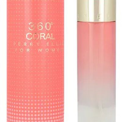 360&deg; Coral 100 Ml Edp Spray De Perry Ellis