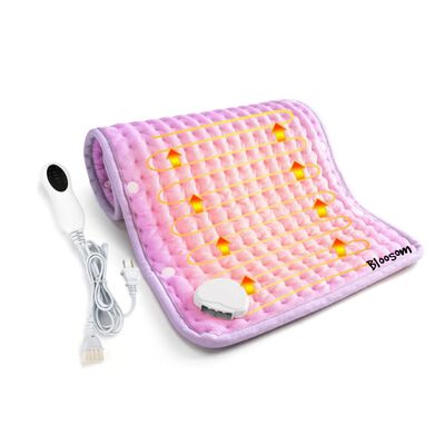 Almohadilla T&eacute;rmica Coj&iacute;n El&eacute;ctrico Compresa Bolsa Calienta Morado
