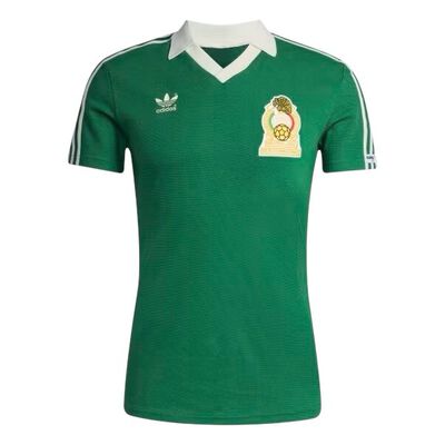 Jersey Original Adidas Selecci&oacute;n Mexicana retro mundial 1986 #9 JN3710