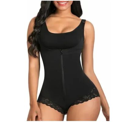 Faja Colombiana Postparto Modelo Negro Talla L