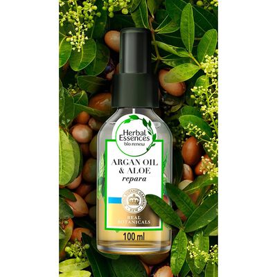 Mezcla de Aceite para el Cabello Herbal Essences Bio:Renew Argan Oil & Aloe 100 ml