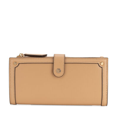 Billetera Flap Cloe Camel para Mujer